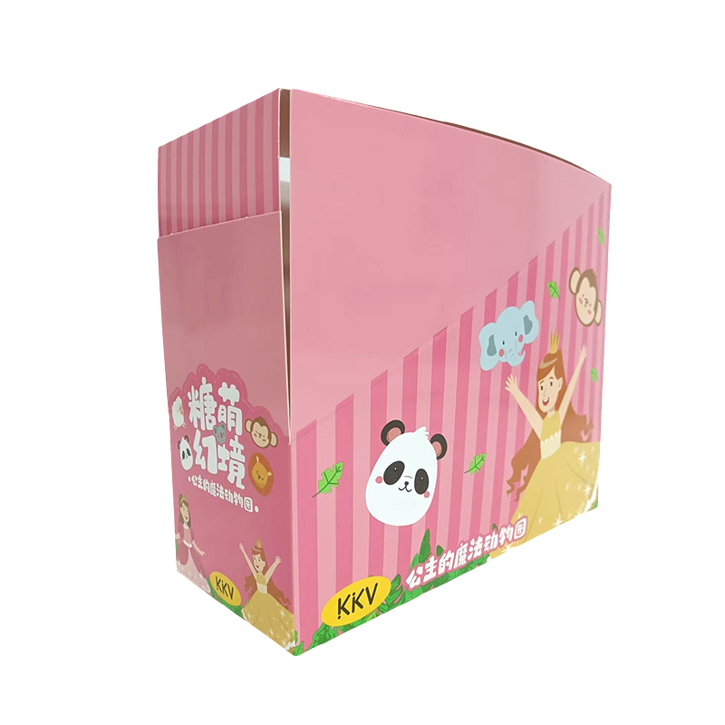 400 g witte kaartafdrukken en herhalingsfilm, Lollipop PDQ Paper Display Box