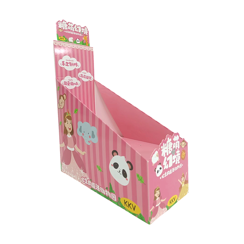 400 g witte kaartafdrukken en herhalingsfilm, Lollipop PDQ Paper Display Box
