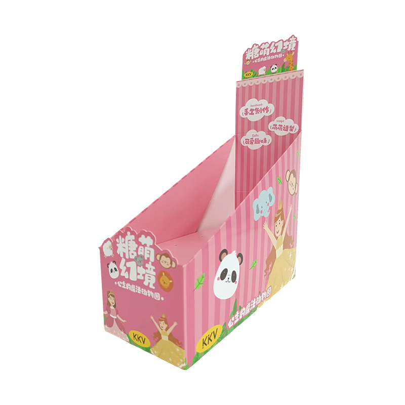 400 g witte kaartafdrukken en herhalingsfilm, Lollipop PDQ Paper Display Box